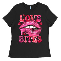Black love bites Ladies Tee - NancyCooperArtShop