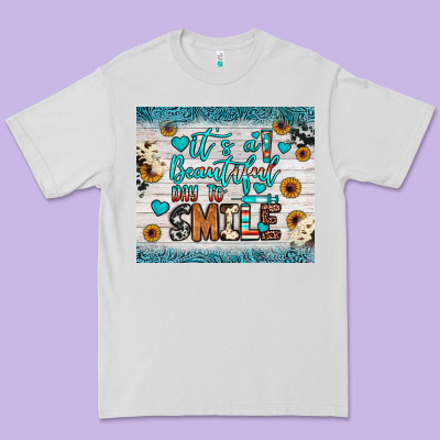 It’s A Beautiful Day To Smile Premium Tee Designed By Jahusdesignshop