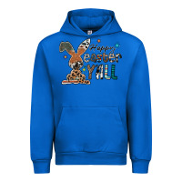 Cobalt Happy Easter Y'all Urban Hoodie - CowhideDigitalArt
