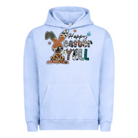 Pigment Grape Ice Happy Easter Y'all Urban Hoodie - CowhideDigitalArt