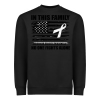 Black No One Fights Alone Pancreatic Cancer Awareness Heavyweight Sweatshirt - Bettercallsaul