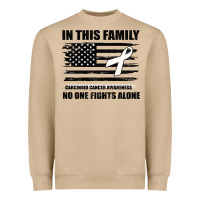 No One Fights Alone Pancreatic Cancer Awareness Heavyweight Sweatshirt | Teevron