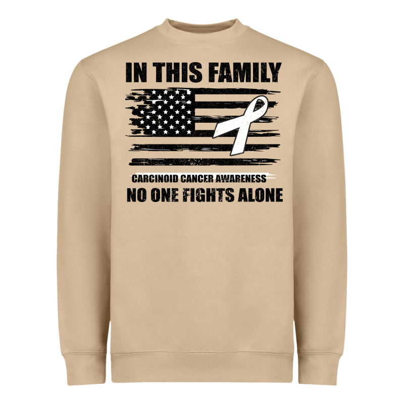 No One Fights Alone Pancreatic Cancer Awareness Heavyweight Sweatshirt by Bettercallsaul | Teevron
