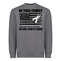 Storm No One Fights Alone Pancreatic Cancer Awareness Heavyweight Sweatshirt - Bettercallsaul