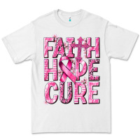 White faith hope cure cancer Premium Tee - NancyCooperArtShop