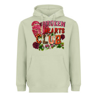 Matcha Broken heart club Heavyweight Hoodie - FaDigitalArtStudio