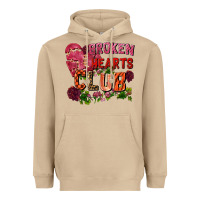 Mushroom Broken heart club Heavyweight Hoodie - FaDigitalArtStudio