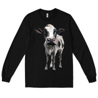 Black holstein cow Long Sleeve Tee - BarkalooDesign