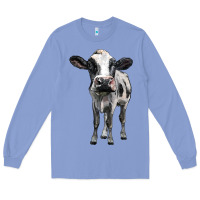 Colony Blue holstein cow Long Sleeve Tee - BarkalooDesign