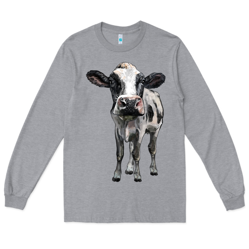 Holstein Cow Long Sleeve Tee by BarkalooDesign | Teevron