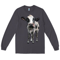 Smoke holstein cow Long Sleeve Tee - BarkalooDesign