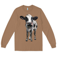 Toasted Coconut holstein cow Long Sleeve Tee - BarkalooDesign