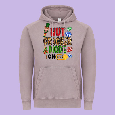 Nutcracker Mode On Vintage Hoodie Designed By Nancycooperartshop