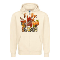 Sandshell tis the season football Zipper Hoodie - CowGirlArtShop