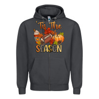 Smoke tis the season football Zipper Hoodie - CowGirlArtShop
