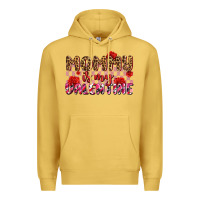 Antique Gold mommy is my valentine olıvıa Premium Hoodie - OliviaCreatesArt