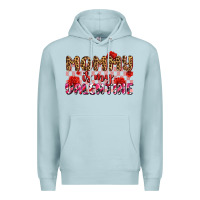 Blue Mist mommy is my valentine olıvıa Premium Hoodie - OliviaCreatesArt