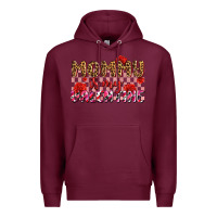 Burgundy mommy is my valentine olıvıa Premium Hoodie - OliviaCreatesArt