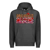 Charcoal Heather mommy is my valentine olıvıa Premium Hoodie - OliviaCreatesArt