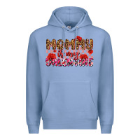 Colony Blue mommy is my valentine olıvıa Premium Hoodie - OliviaCreatesArt