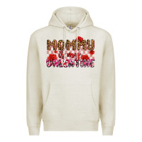 Oatmeal Heather mommy is my valentine olıvıa Premium Hoodie - OliviaCreatesArt