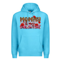 Ocean Blue mommy is my valentine olıvıa Premium Hoodie - OliviaCreatesArt