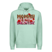 Seafoam mommy is my valentine olıvıa Premium Hoodie - OliviaCreatesArt