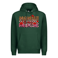 Sports Green mommy is my valentine olıvıa Premium Hoodie - OliviaCreatesArt