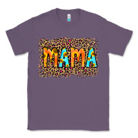 Lavender Leopard Sunflower Mama Classic Tee - RanaPortraitStore