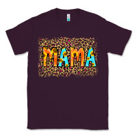 Plum Leopard Sunflower Mama Classic Tee - RanaPortraitStore
