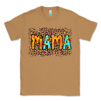 Toasted Coconut Leopard Sunflower Mama Classic Tee - RanaPortraitStore
