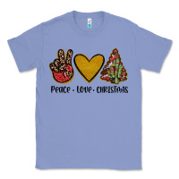 Colony Blue peace love christmas Classic Tee - JahusDesignShop