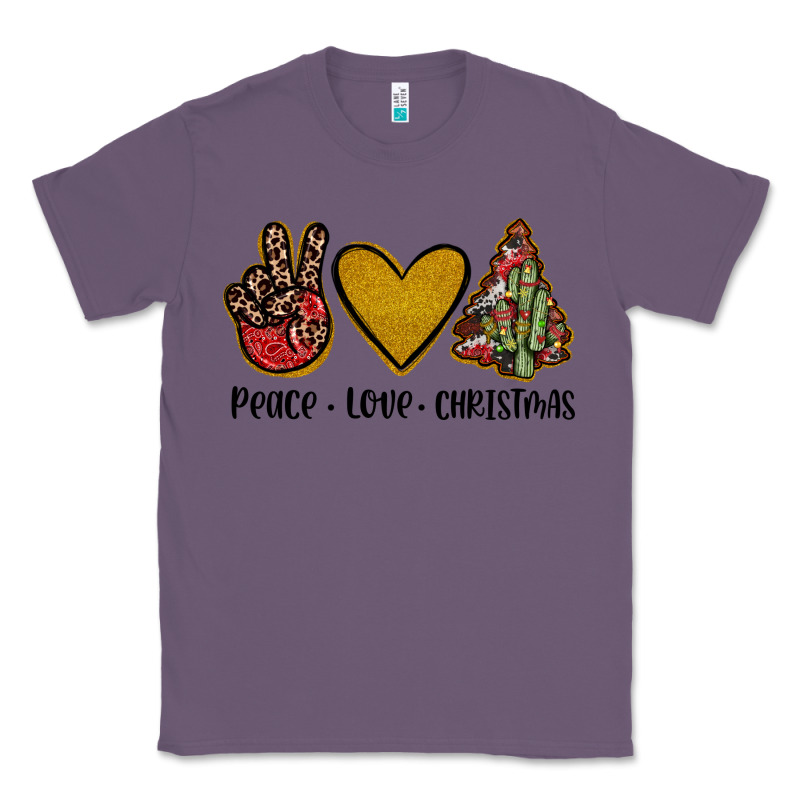 Peace Love Christmas Classic Tee by JahusDesignShop | Teevron