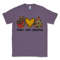 Lavender peace love christmas Classic Tee - JahusDesignShop
