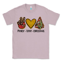 Lilac peace love christmas Classic Tee - JahusDesignShop