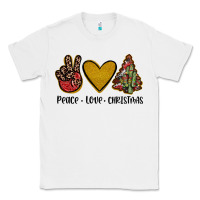 White peace love christmas Classic Tee - JahusDesignShop