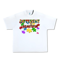 White different is beautiful Urban Heavy Tee - JahusDesignShop