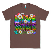 Chestnut Pride LGBTQ+ Love Wins Classic Tee - BundleAndBundleShop