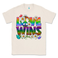 Natural Pride LGBTQ+ Love Wins Classic Tee - BundleAndBundleShop