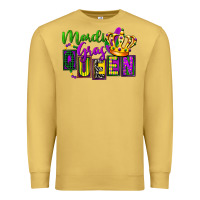 Antique Gold mardi gras queen Premium Sweatshirt - FaDigitalArtStudio