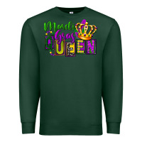 Sports Green mardi gras queen Premium Sweatshirt - FaDigitalArtStudio