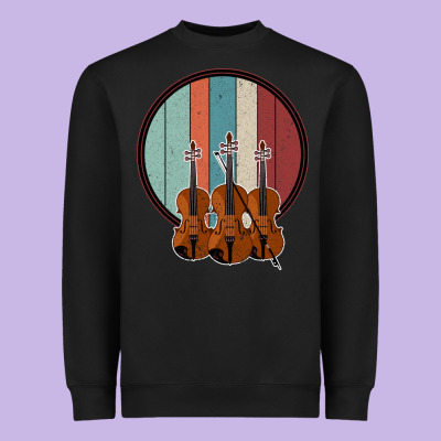 Violin Vintage Heavyweight Sweatshirt Designed By Bettercallsaul