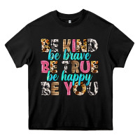 Black be kind be true be you Heavy Core Tee - NancyCooperArtShop