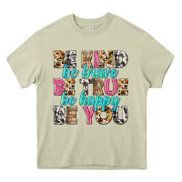 Mossy be kind be true be you Heavy Core Tee - NancyCooperArtShop