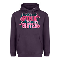Plum i wear pink for my sister Heavyweight Hoodie - FaDigitalArtStudio