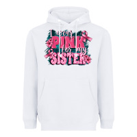 White i wear pink for my sister Heavyweight Hoodie - FaDigitalArtStudio
