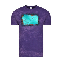 Cloud Purple gemstone leopard background Vintage Tee - JahusDesignShop