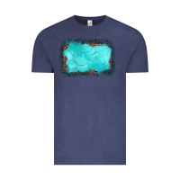 Vintage Denim gemstone leopard background Vintage Tee - JahusDesignShop