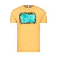 Vintage Mustard gemstone leopard background Vintage Tee - JahusDesignShop