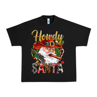 Black Howdy Santa Urban Heavy Tee - BundleAndBundleShop